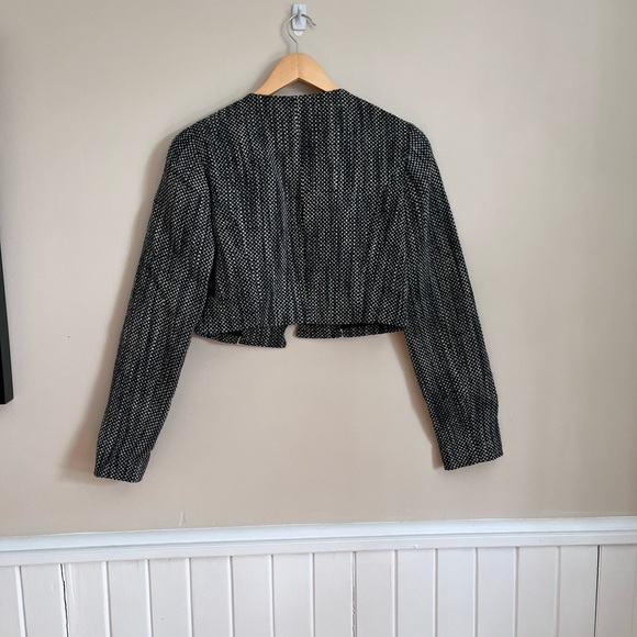 Anthropologie Tabitha tweed crop jacket 4 - Picture 4 of 5